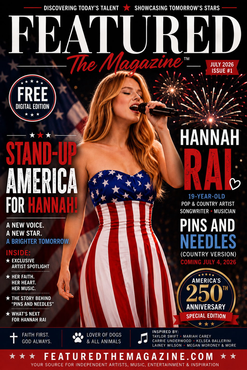 Featured The Magazine July 2026 . Issue # 1